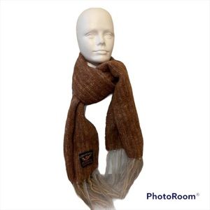 CREAGARAN Mohair made in Scotland scarf with fringe